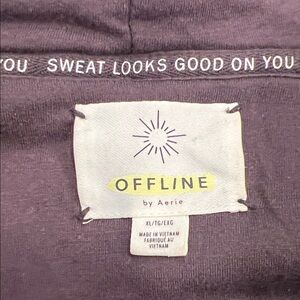 Aerie OFFLINE Purple Sweatshirt